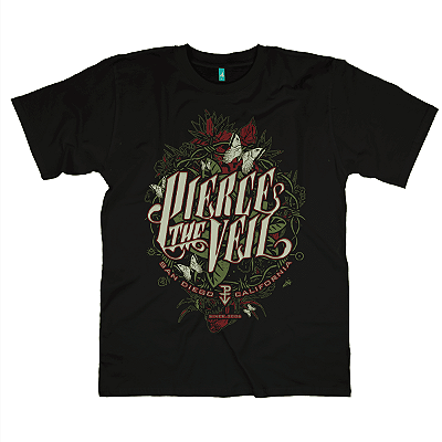 Camiseta Pierce The Veil Tour Brasil 2025 100% Algodão