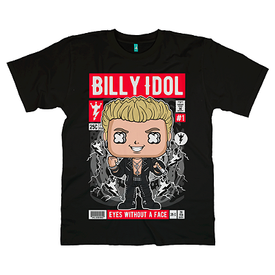 Camiseta Billy Idol Pop Art