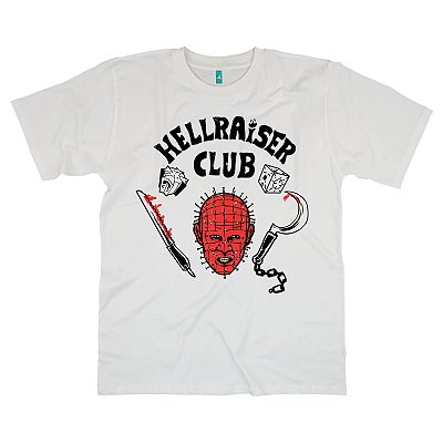 Camiseta Hellraiser Club [Stranger Things + Hellraiser]