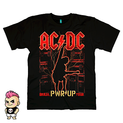 Camiseta Infantil Banda ACDC Power Up Tour 2026