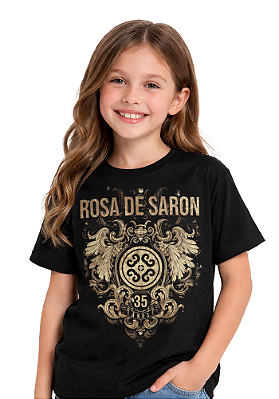 Camiseta Infantil - Rosa de Saron - 35 Anos