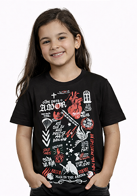 Camiseta Infantil- Rosa de Saron - Crown