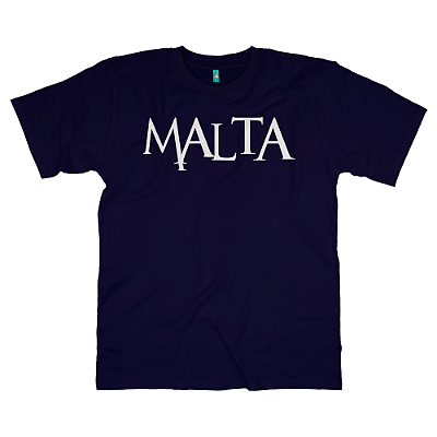 Camiseta - Malta - Logo B&W