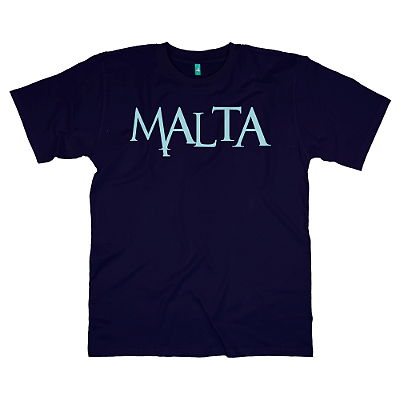 Camiseta - Malta - Logo Blue