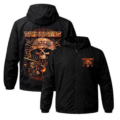 Blusa Corta Vento - Raimundos - Skull and Bones