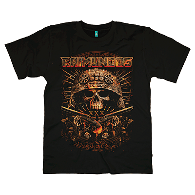 Camiseta - Raimundos - Skull n' Guns