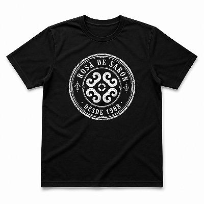 Camiseta - Rosa de Saron - Seal [Preta]