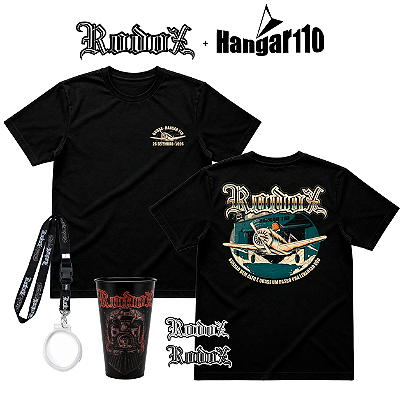 [Pré-Venda] KIT Camiseta Comemorativa RODOX + HANGAR 110