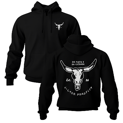 Blusa Moletom c/ Zíper - Victor Pradella - Crânio