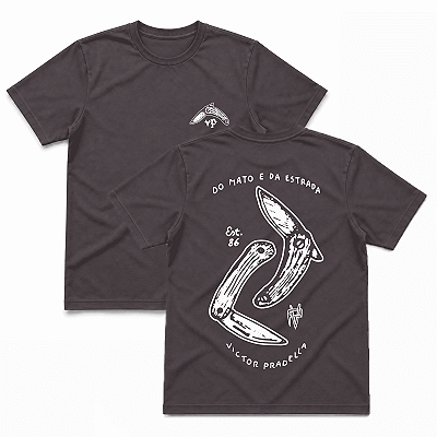 Camiseta - Victor Pradella - Canivetes [Chumbo]