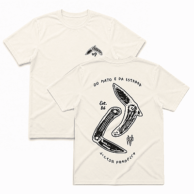 Camiseta - Victor Pradella - Canivetes [Off White]