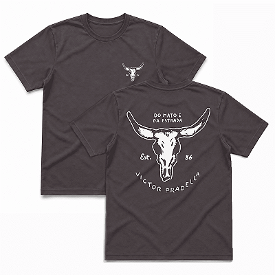 Camiseta - Victor Pradella - Crânio [Chumbo]
