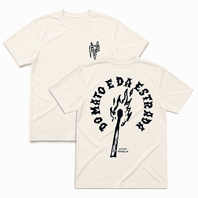 Camiseta - Victor Pradella - Fósforo [Off White]