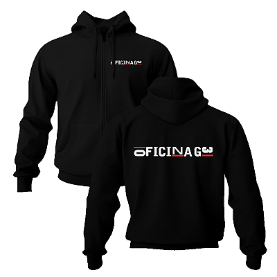 Blusa Moletom c/ Zíper - Oficina G3 - Logo