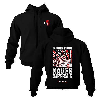 Blusa Moletom c/ Zíper - Oficina G3 - Naves Imperiais