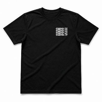 Camiseta - Chuva TV - Logo Mini [Preto]