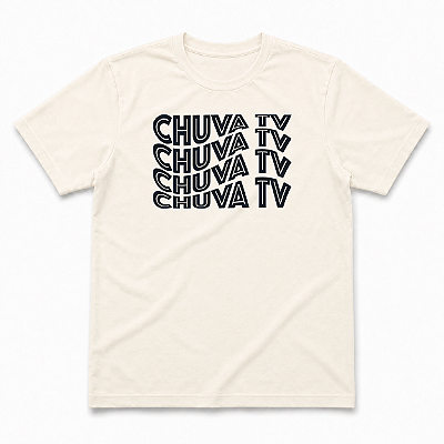 Camiseta - Chuva TV - Logo [Off White]