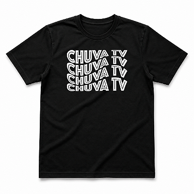 Camiseta - Chuva TV - Logo [Preto]