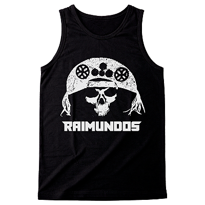 Camiseta Regata - Raimundos - Logo Caveira