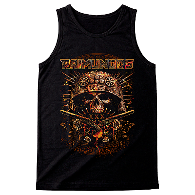 Camiseta Regata - Raimundos - Skull n' Guns