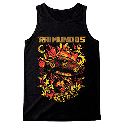 Camiseta Regata - Raimundos - Weedskull