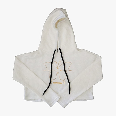 Moletinho Feminino Cropped XXXPERIENCE Butterfly