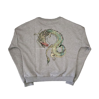 Moletinho XXXPERIENCE Dragon - Mescla cinza