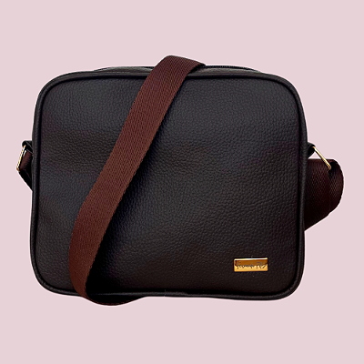 Bolsa Fefa Marrom Couro OURO