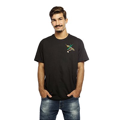 Camiseta Streetwear Preta Hope - Manga Curta