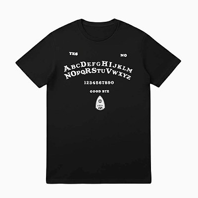 Camiseta Preta Ouija Board - Mystic Edition