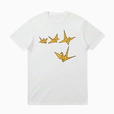 Camiseta Branca Tsuru - Origami Culture Edition