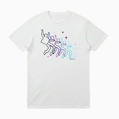 Camiseta Branca King - Elvis Presley Neon