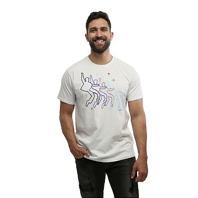 Camiseta Streetwear Branca King - Manga Curta