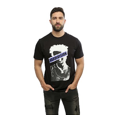 Camiseta Streetwear Preta Sid Vicious - Manga Curta