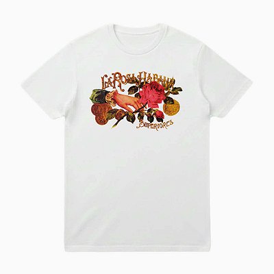 Camiseta Branca Cuba - La Rosa Habana