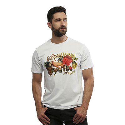 Camiseta Streetwear Branca Cuba - Manga Curta
