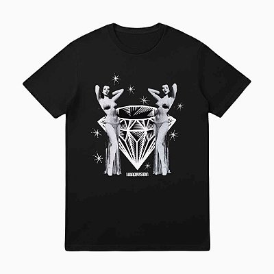 Camiseta Preta Burlesque