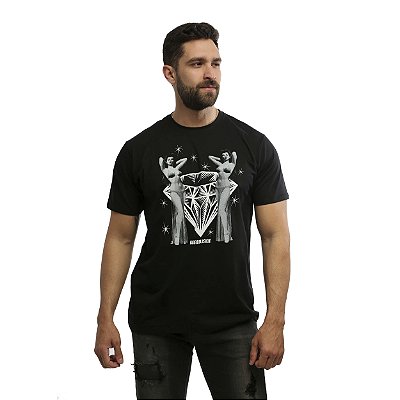 Camiseta Streetwear Preta Burlesque - Manga Curta