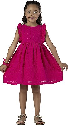 VESTIDO INFANTIL FERNANDA LAISE PINK