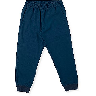 CALÇA INFANTIL MENINO ESCOLAR MICROFIBRA STRETCH MARINHO