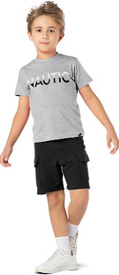 CONJUNTO INFANTIL MENINO NAUTIC ALGODÃO MESCLA