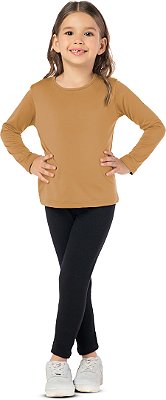 BLUSA TÉRMICA INFANTIL UNISSEX BEGE