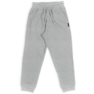 CALÇA INFANTIL MENINO BÁSICA MOLETINHO MESCLA