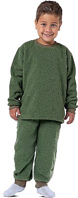 Pijama Infantil menino conjunto Soft Dino em relevo verde