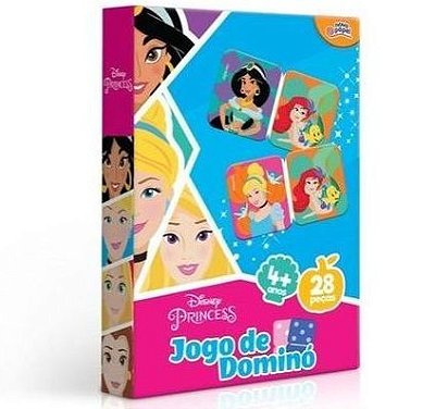 Jogo de Dominó Princesas 28 Peças 8009 - Toyster