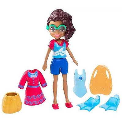 Boneca Polly Pocket Lila Com Bichinho - Mattel Gdm11