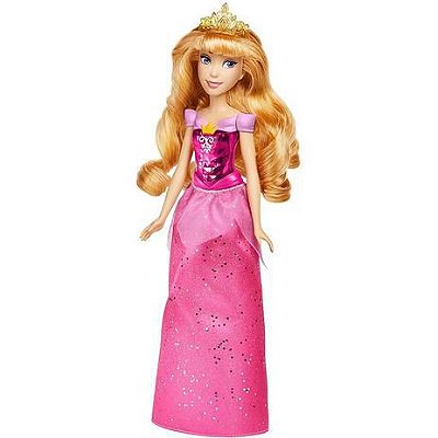 Boneca Princesas Disney Aurora Brilho Real F0899 - Hasbro