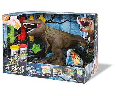 Dinossauro T-Rex Ataca com Massinha 8170 - Divertoys