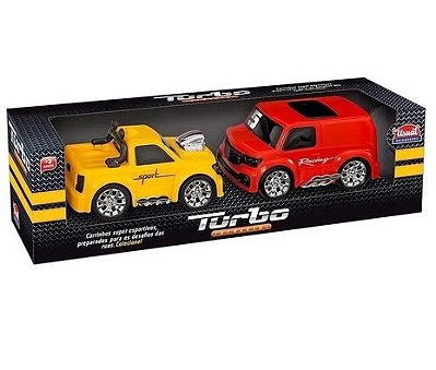 Carrinhos Turbo Streets Duplo X 351 - Usual Brinquedos