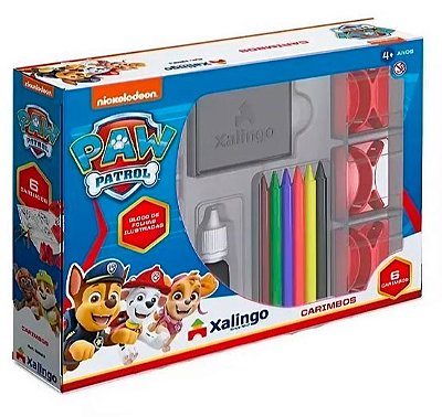 Kit Carimbos Patrulha Canina 13821 - Xalingo